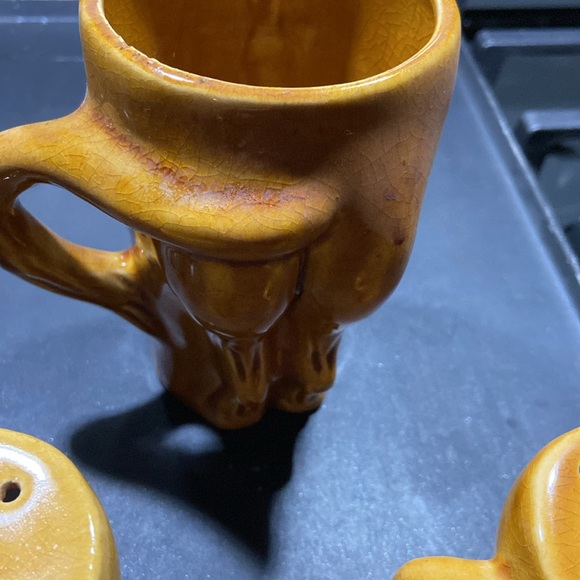 Mid Century jack ass salt/pepper shakers with mug - Picture 4 of 7